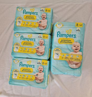 Les couches pampers taille 2