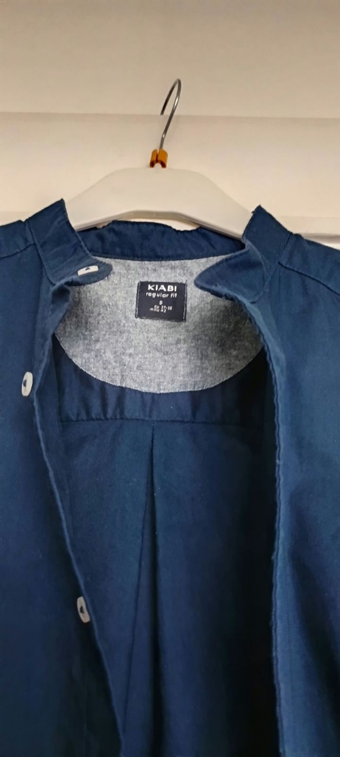 Chemise manches longues col mao taille S - photo numéro 2