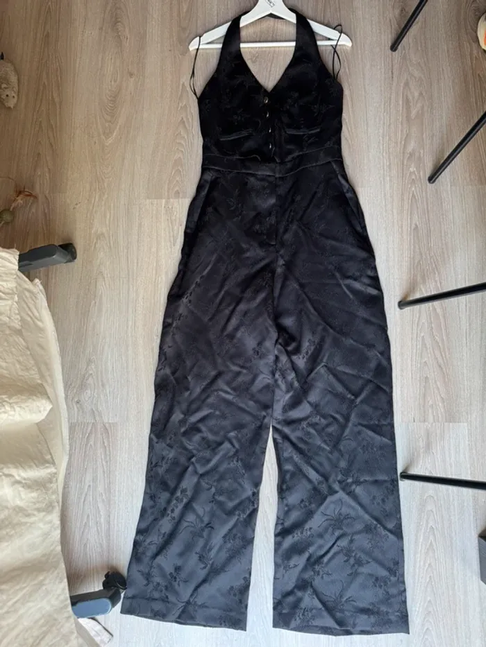 Combinaison noire Zara très élégante brodée - photo numéro 10