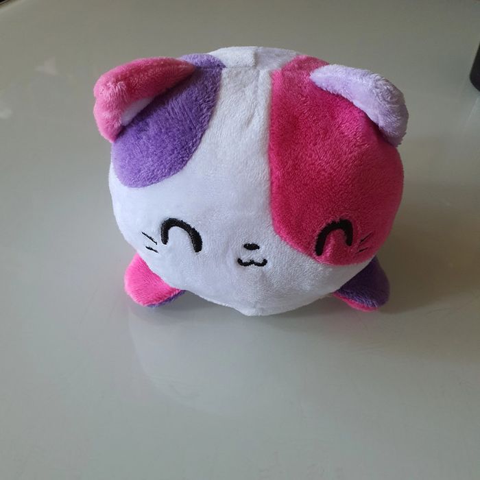 Peluche chat réversible - photo numéro 3