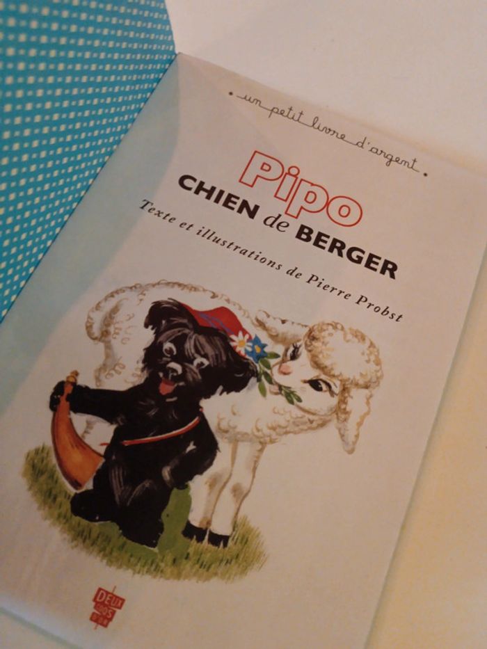 Livre d'argent Book histoire mouton brebis pipo chien dog berger deux coqs hachette pierre probst - photo numéro 10