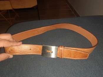 Ceinture cuir Hermont et Blaise