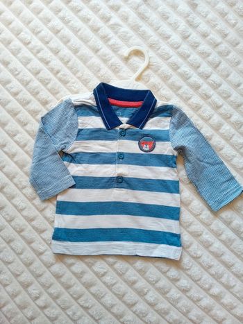 Polo ML 3/6mois 💙🩵