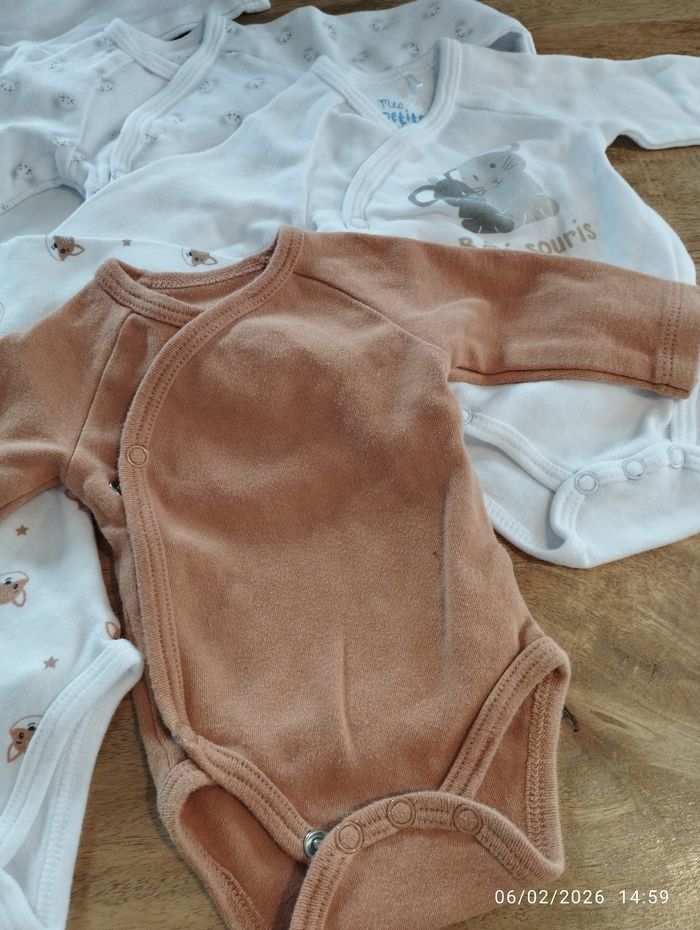 Lot de bodies manches longues - photo numéro 2