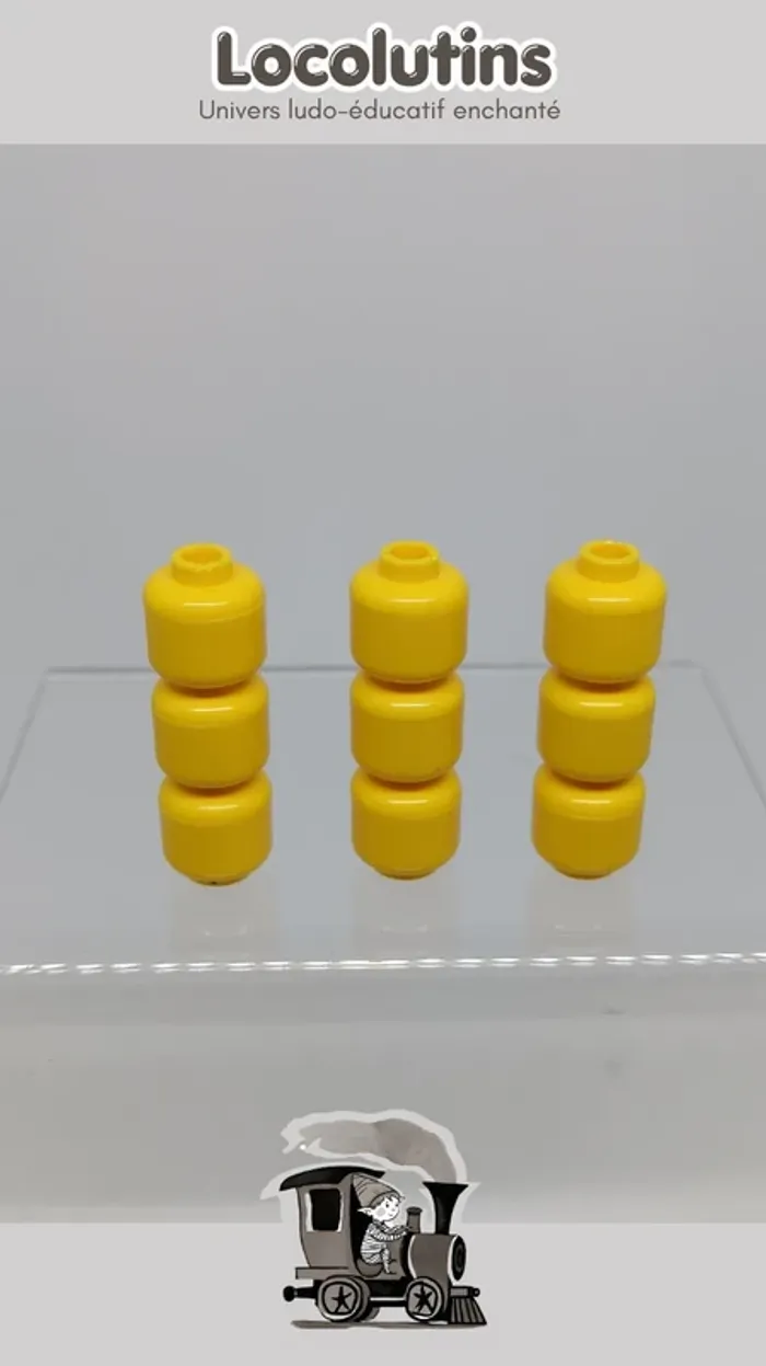 🚂 Lot de 9 têtes féminines ▪ compatibles Lego et génériques - photo numéro 2