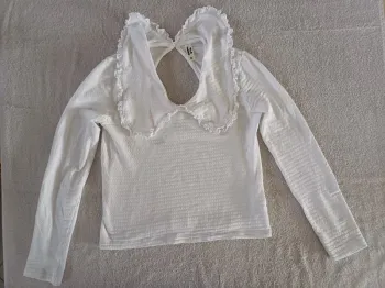 Tunique blanche Tape à l'Œil XS (réf perso G-O49)(familleac72)