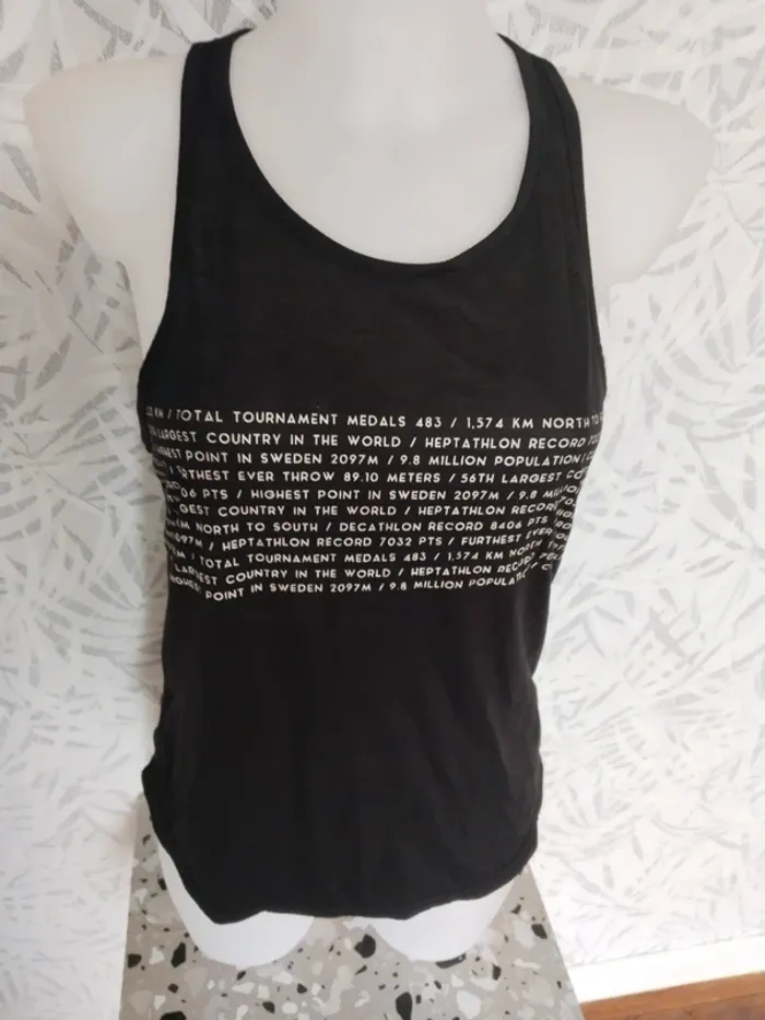 Joli débardeur femme marque H&M taille XS 34 - photo numéro 2