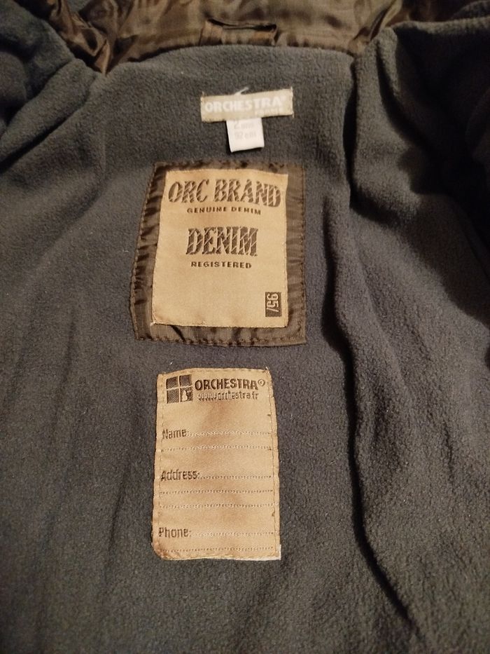 Doudoune marron Orchestra 2 ans 92 cm neuve - photo numéro 4