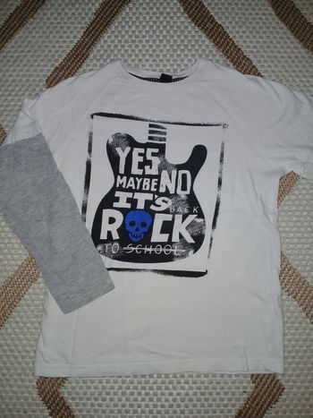 T-shirt manches longues garçon – BLK Wear – Taille 10 ans – Neuf