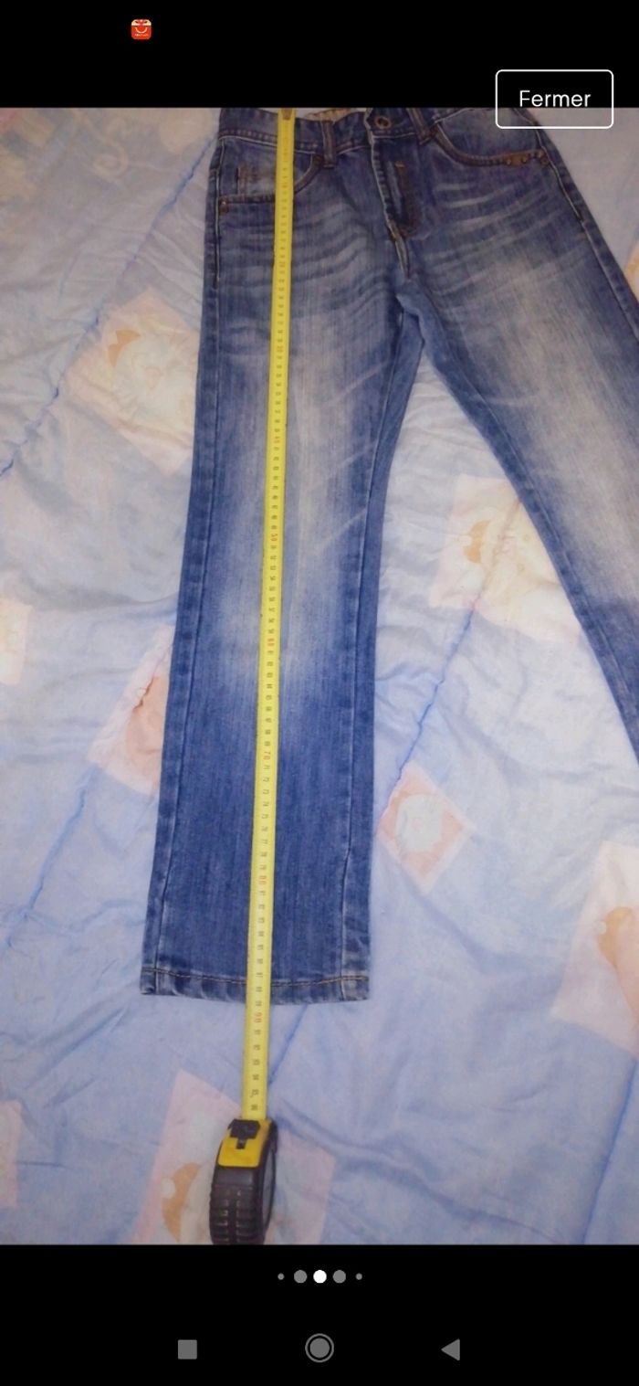 Jeans garçon taille 10 ans - photo numéro 4