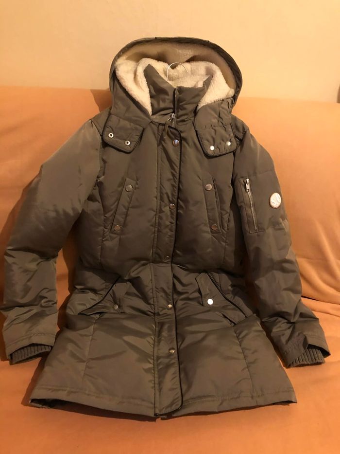 Doudoune matelassé gris - photo numéro 2