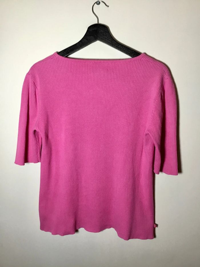 Pull femme rose Lauren Ralph Lauren manches courtes taille L 065 - photo numéro 2