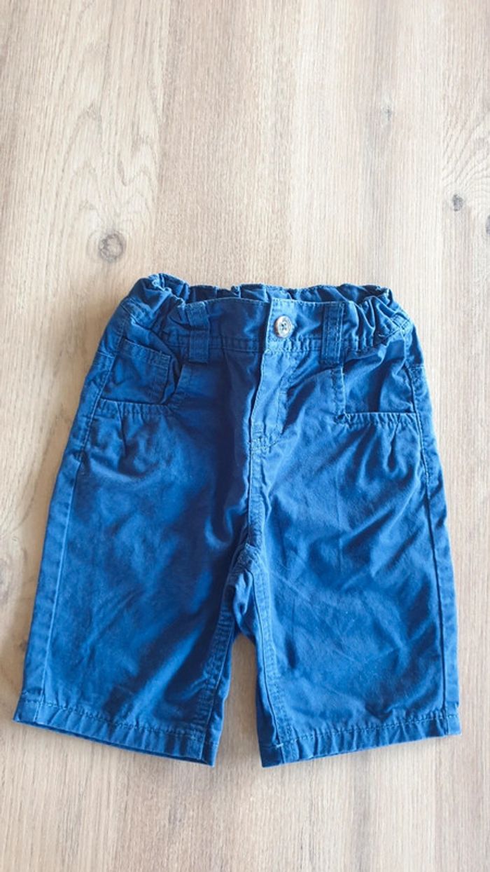 Short bleu bébé garçon, taille 23 mois, Tape-à-l'oeil