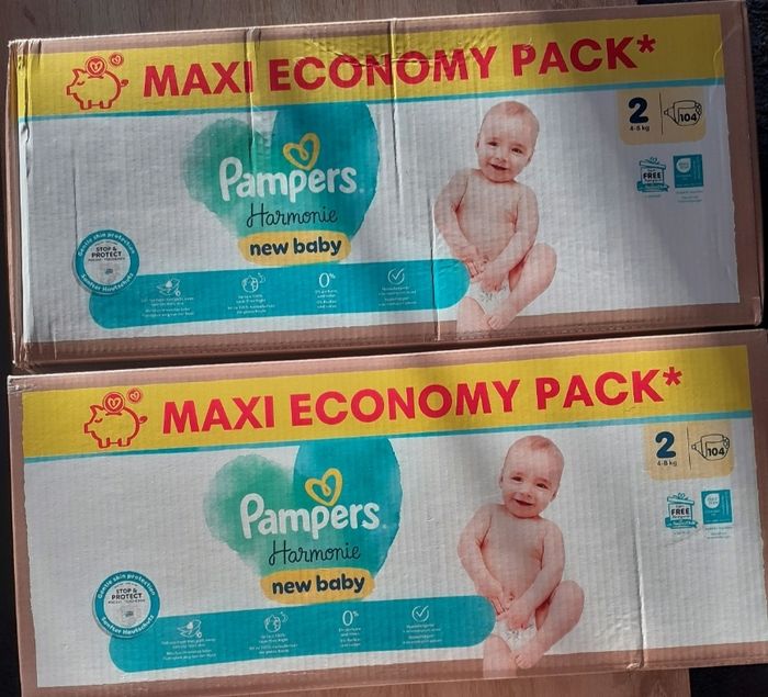 Couches Pampers harmonie new-baby