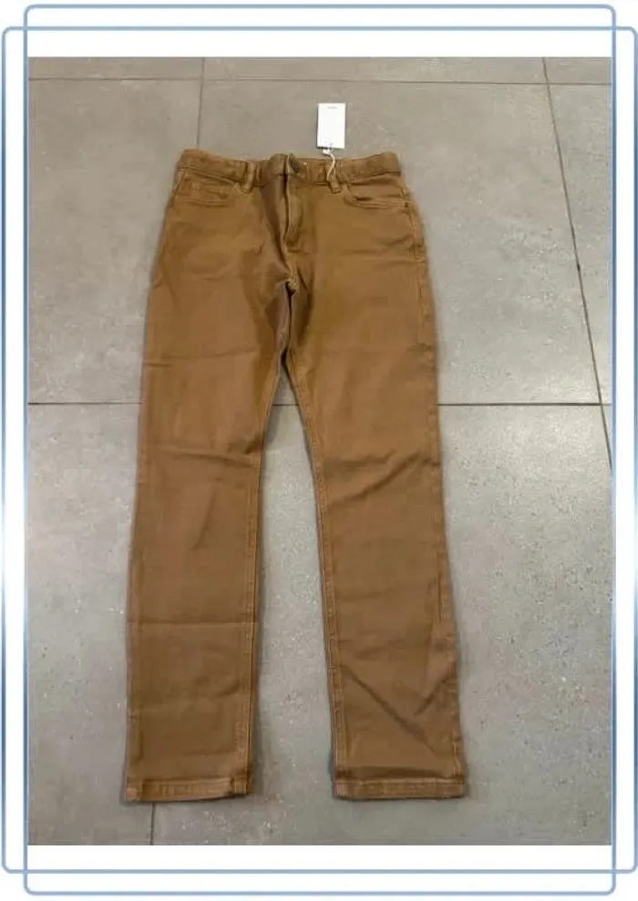 Pantalon Mango marron, neuf avec étiquette, taille 13/14 ans,