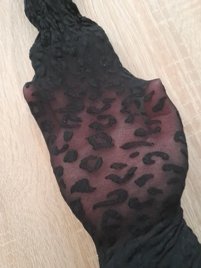 Collant noir tâches Léopard 🐆 - photo numéro 2