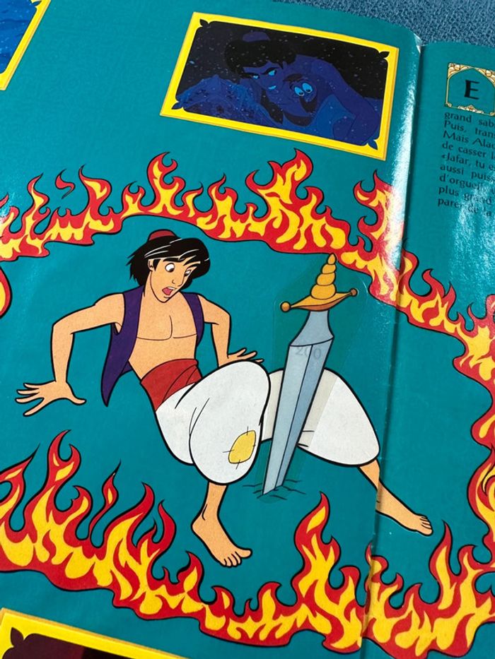 Album Panini images complet Disney Aladdin lampe magique Jasmine stickers autocollants - photo numéro 8