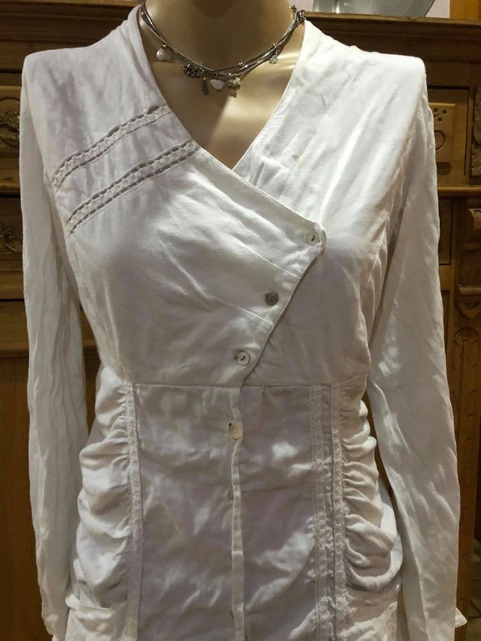 Blouse blanche Mais il est où le soleil - photo numéro 2