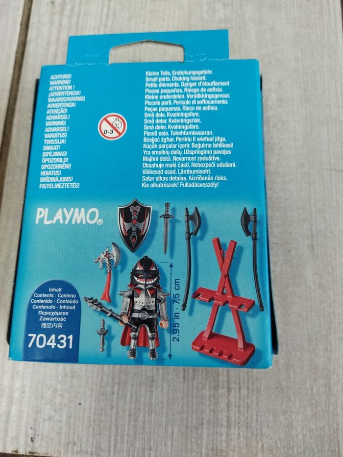 Chevalier en armure et ses armes playmobil 70431 - photo numéro 2
