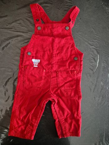 Salopette rouge