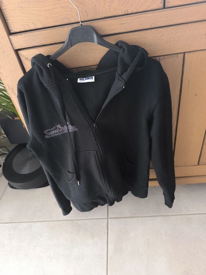 Sweat gilet à capuche taille m