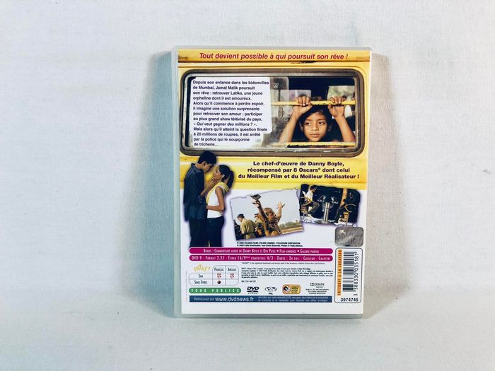 Slumdog Millionaire DVD FR Etat correct - photo numéro 3