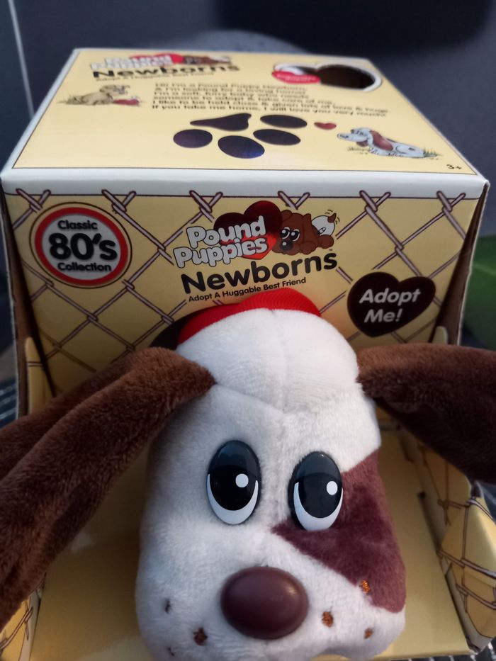 Peluche Pound Puppies Newborns hasbro réédition 2021 
Mesure 16cm - photo numéro 4