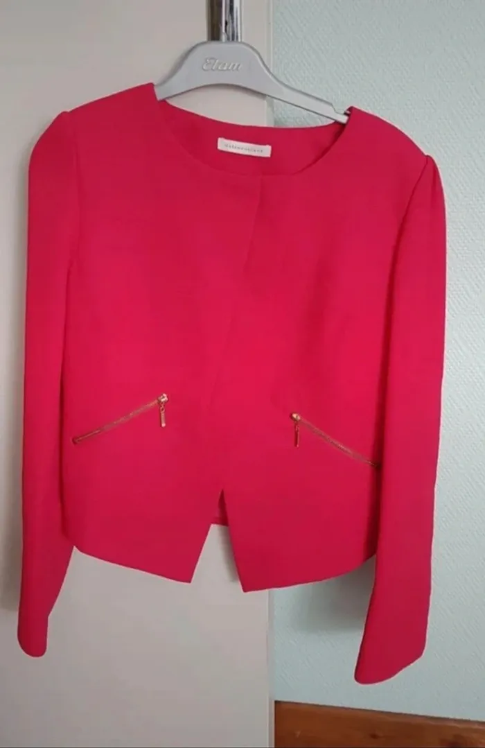 Blazer rose framboise - photo numéro 5