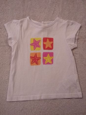 Tee-shirt Obaïbi 9-12 mois (réf perso Q8)(familleac72)