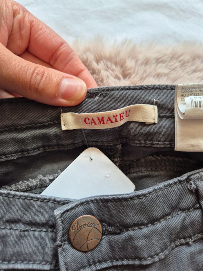 Pantalon  gris camaieu taille 34 - photo numéro 4