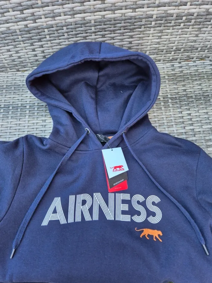Sweat à capuche homme Airness T. XL neuf - photo numéro 7