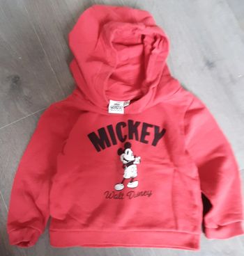 Sweat à capuche mickey 3ans
