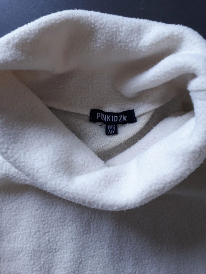 Poncho crème Punkidz 10 ans - photo numéro 3