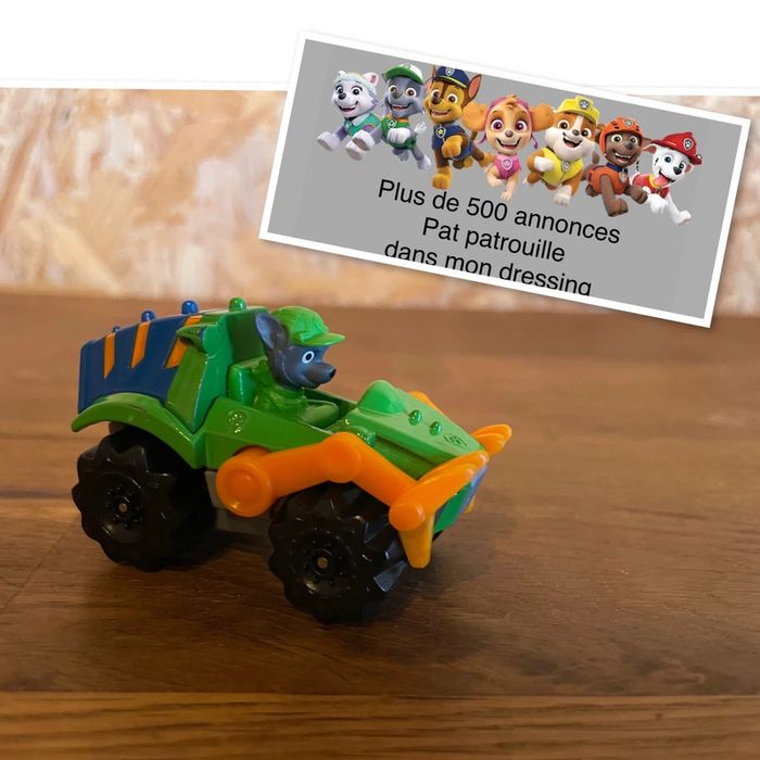Idée Cadeau 🎁 Véhicule True Métal Dino rescue Rocky de la Pat Patrouille Paw Patrol