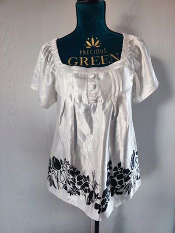 Blouse satinée M/L