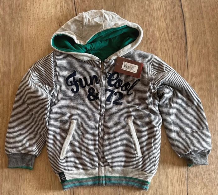 Gilet Cardigan hiver réversible catimini taille 8 ans neuf avec étiquettes - photo numéro 2