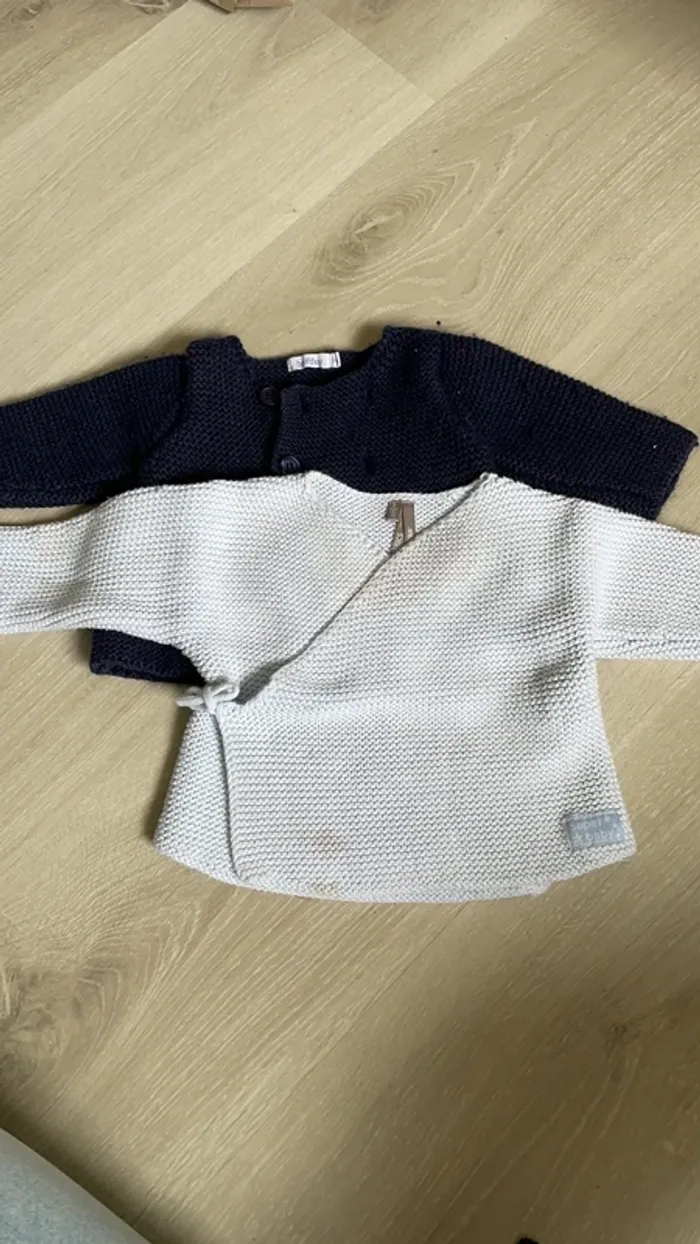 Lot 2 gilets bleus