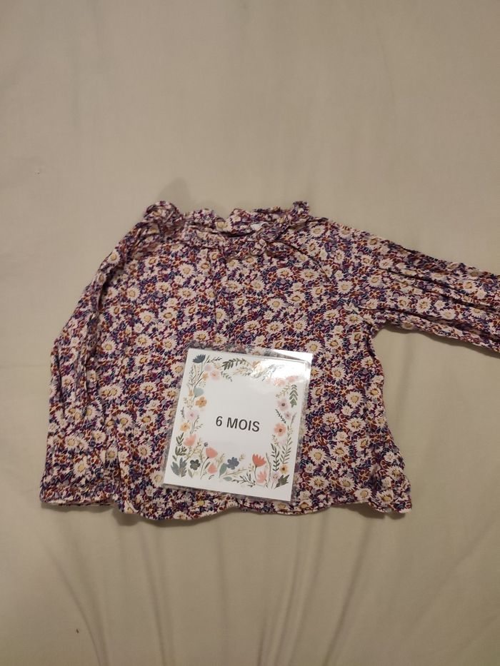 Chemisier fleuri bout'chou