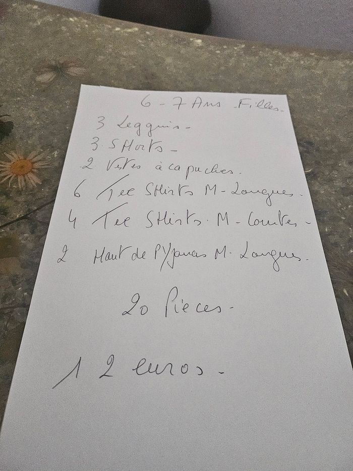 Lot de vêtements filles taille 6.7 ans - photo numéro 7