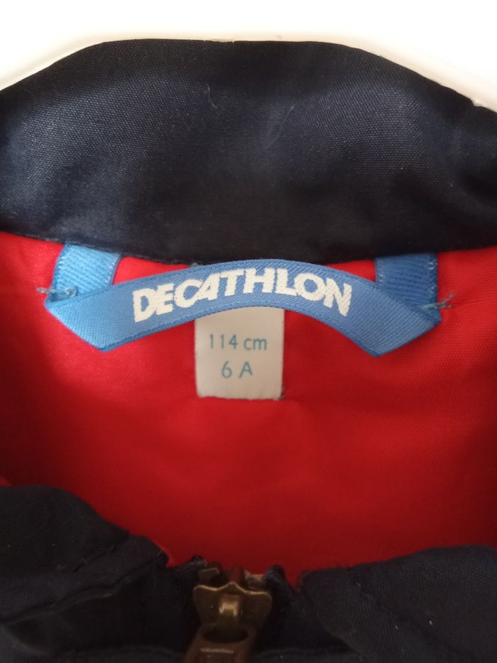 Veste sans manche équitation marine, rouge Decathlon 6 ans, sport, mixte, cheval - photo numéro 5