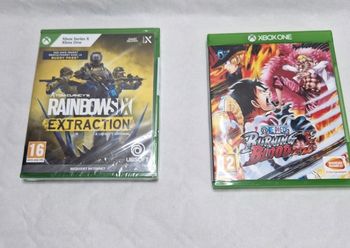 Lot 2 Jeux Xbox One Rainbow Six Extraction + One Piece Burning Blood