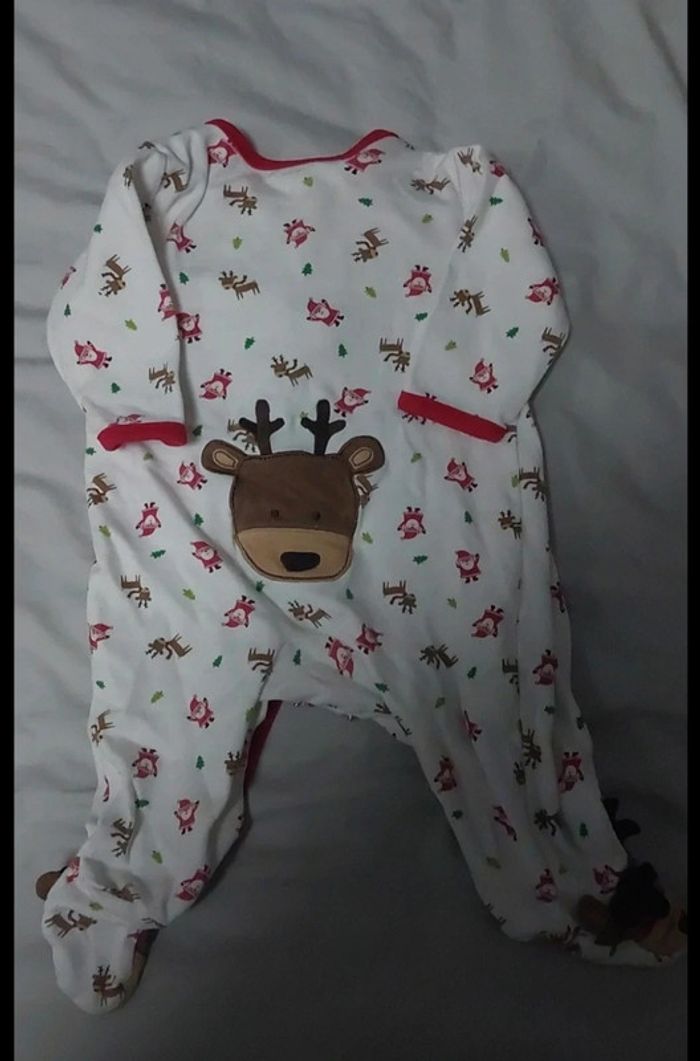 Lot 2 pyjamas Noël 🎅  + bonnet 3 mois - photo numéro 9