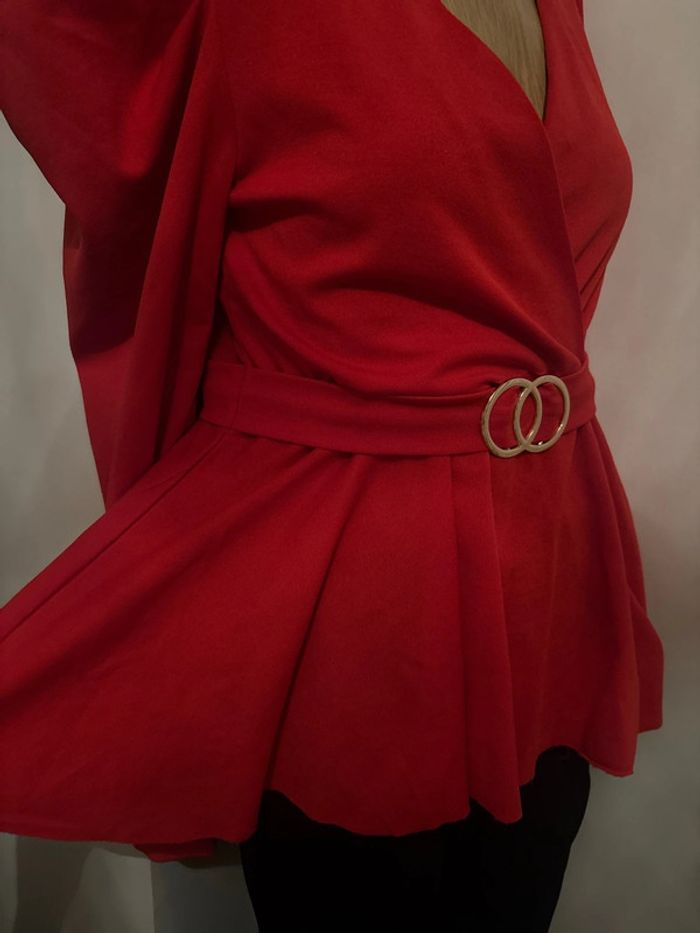 Top rouge taille S -34/36 - photo numéro 5
