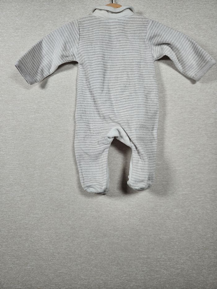 Pyjama velours winnie l’ourson 1 mois 56 cm - photo numéro 6