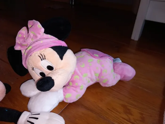 Lot peluche mickey minnie - photo numéro 2
