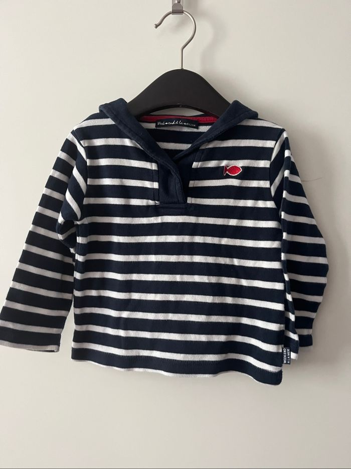 Pull weekend à la mer 24 mois