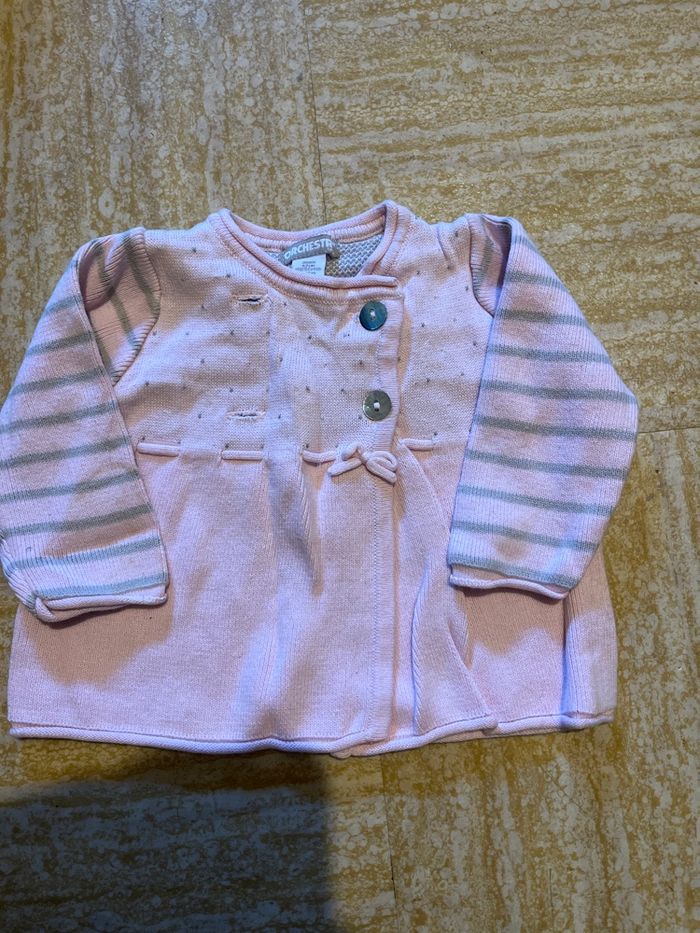 Gilet bébé fille