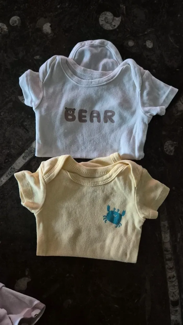 Lot bodies garçon 3 mois - photo numéro 3