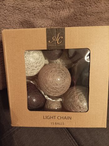 Guirlande lumineuse neuve