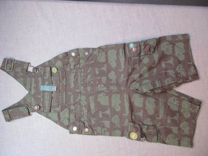 Ensemble salopette et t-shirt, 6 mois - photo numéro 3